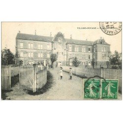 carte postale ancienne 14 VILLERS-BOCAGE. Ecole des Garçons 1919