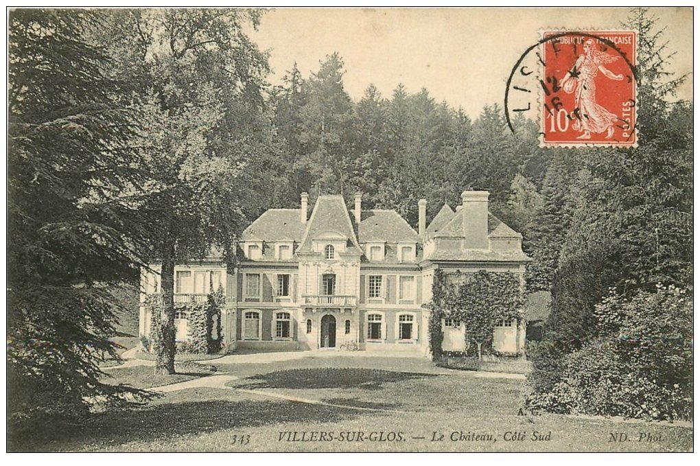 carte postale ancienne 14 VILLERS-SUR-GLOS. Le Château