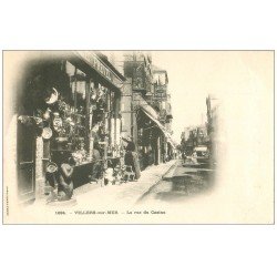 carte postale ancienne 14 VILLERS-SUR-MER. Antiquités Rue du Casino vers 1900