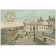carte postale ancienne 14 VILLERS-SUR-MER. Digue et Casino 1907. Verso vierge