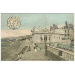 carte postale ancienne 14 VILLERS-SUR-MER. Digue et Casino 1907. Verso vierge