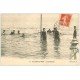 carte postale ancienne 14 VILLERS-SUR-MER. La Baignade 1911