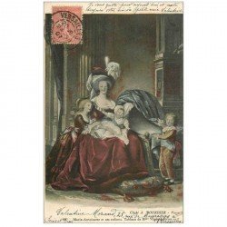 carte postale ancienne Famille Royale. Marie Antoinette et ses Enfants 1907