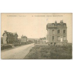 carte postale ancienne 14 VILLERS-SUR-MER. L'Arrivée Route de Trouville