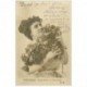 carte postale ancienne FEMMES. Héliotrope 1904