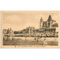 carte postale ancienne 14 VILLERS-SUR-MER. Plage Casino