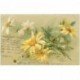 carte postale ancienne FLEURS. Bouquet de Marguerites pour Saumur 1902