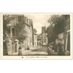 carte postale ancienne 14 VILLERS-SUR-MER. Rue Pigory. Timbre absent