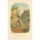 carte postale ancienne FABLES DE LA FONTAINE. Le Lion et le Moucheron d'après Gustave Doré