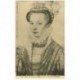 carte postale ancienne Biblothèque Clouet. mme de CHATEAUNEUF