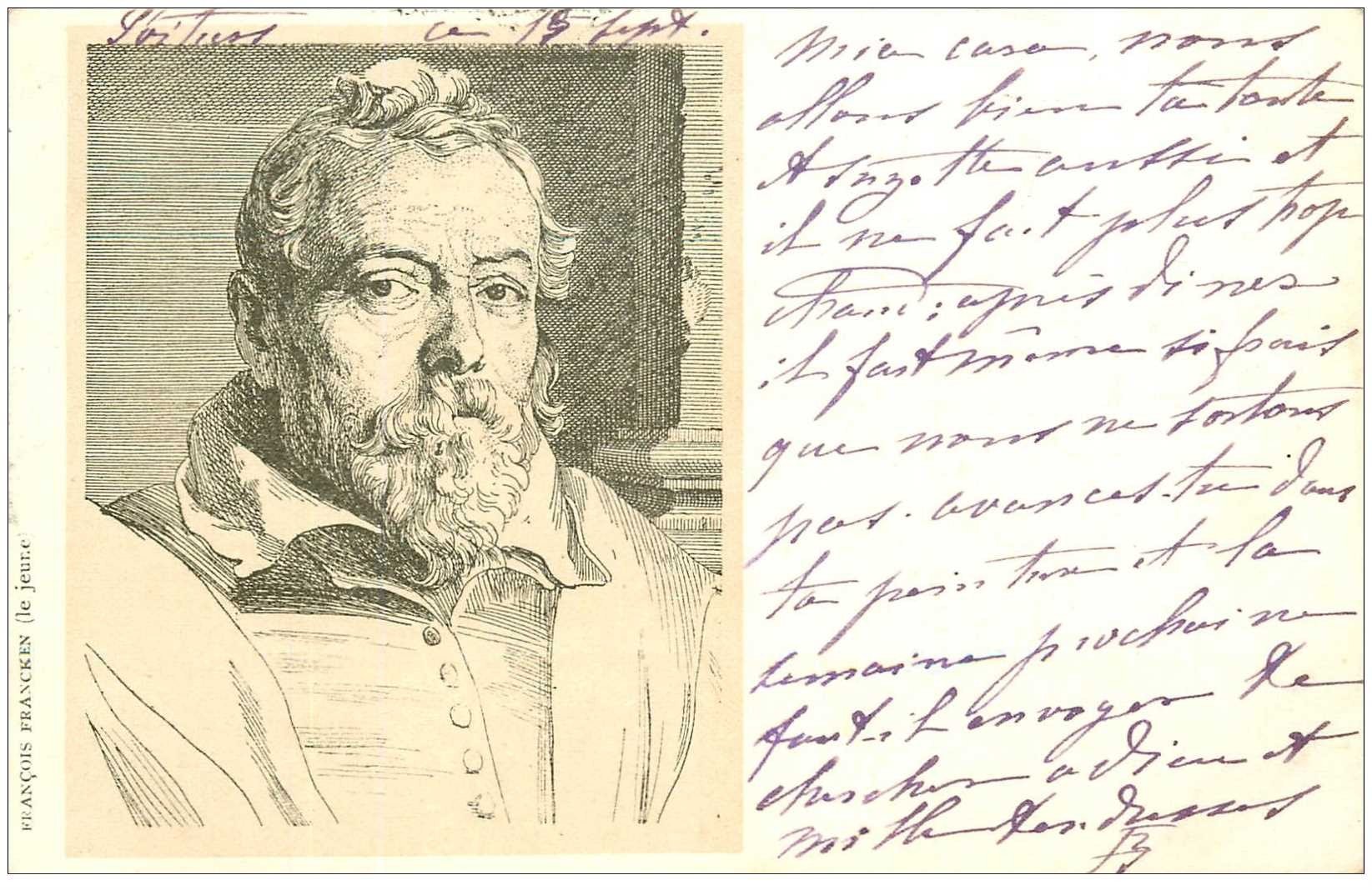 Carte Précurseur 1899. Artistes Peintres. François Francken le Jeune