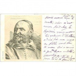 carte postale ancienne Carte Précurseur 1899. Artistes Peintres. Jean Snellinx 1899
