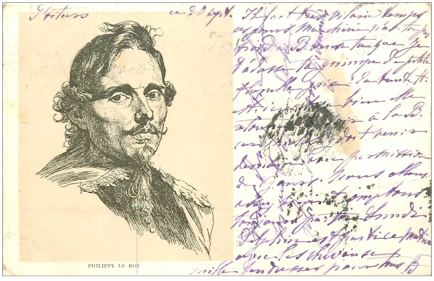 Carte Précurseur 1899. Artistes Peintres. Philippe Roy