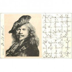 Carte Précurseur 1899. Artistes Peintres. Rembrandt