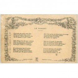 carte postale ancienne PARTITION PAROLES ET MUSIQUES. Le Corset 1919