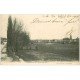 carte postale ancienne 02 SAINT-MICHEL. Panorama et agriculteurs 1906