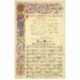 carte postale ancienne PARTITIONS PAROLES ET MUSIQUES. Ave Maria Leoncavallo