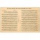 carte postale ancienne PARTITIONS PAROLES ET MUSIQUES. Fiançailles Wesly