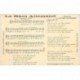 carte postale ancienne PARTITIONS PAROLES ET MUSIQUES. Le Rhin Allemand Musset