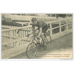 carte postale ancienne Sports Cyclisme et vélo. DARRAGON. Stayer Français. Champion de France et du Monde
