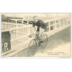 carte postale ancienne Sports Cyclisme et Vélo. ELLEGARD. Sprinter Danois