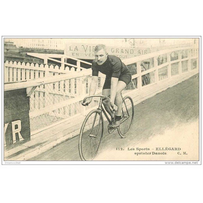 Carte Postale Cyclisme Charles Lacquehay Vélo J. B. Louvet Début 900