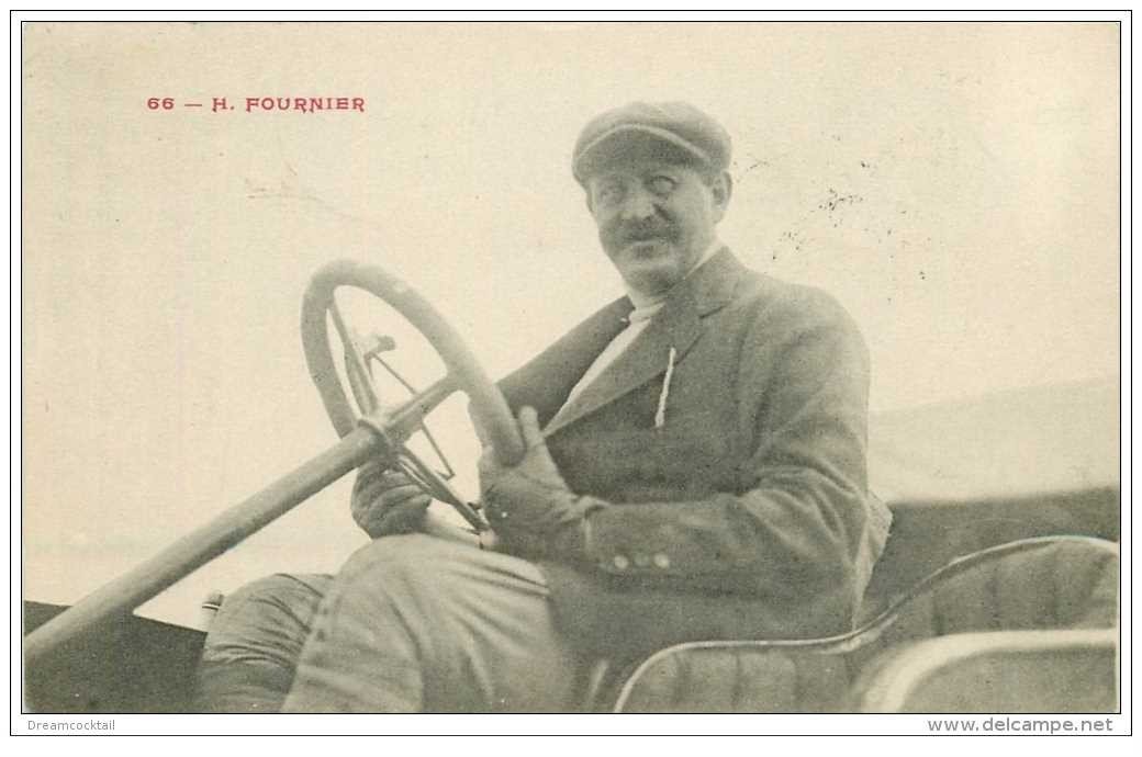 carte postale ancienne SPORTS. Courses Automobiles. Fournier 1910 Pilote de Courses