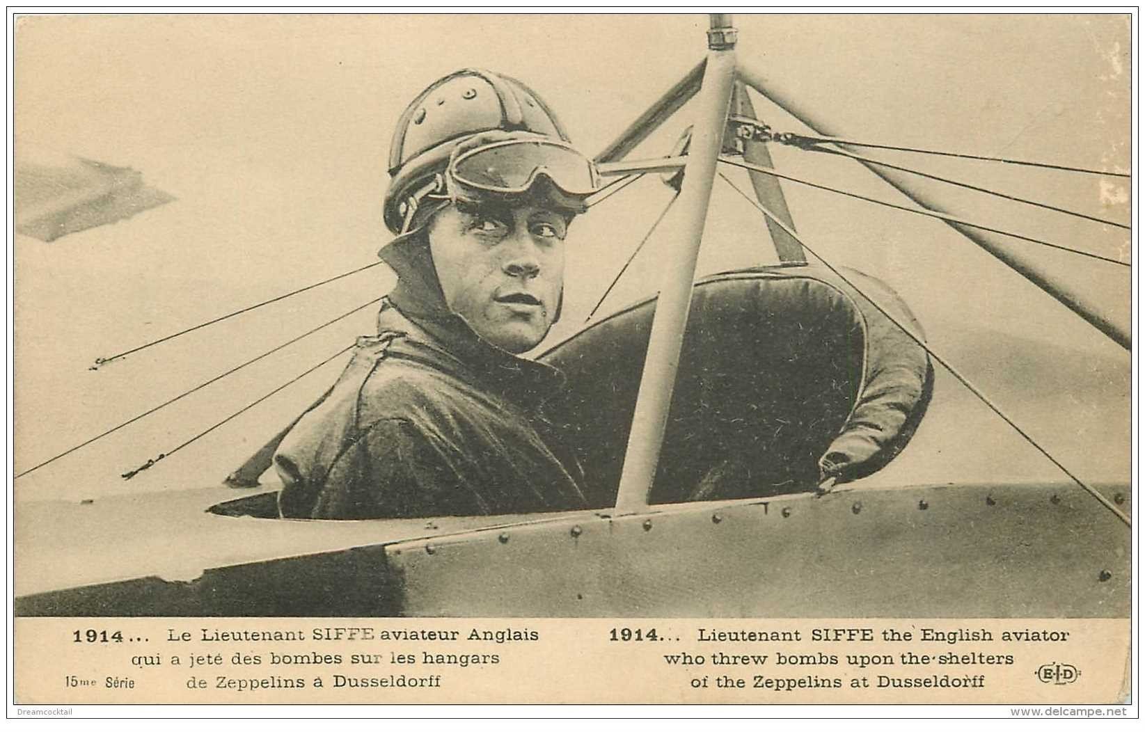 AVIATION. Aviateur Anglais Siffe sur Dusseldorff. Aéroplane et Avion