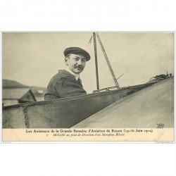 AVIATION. Rouen 76. Aviateur Molon Direction Monoplan Blériot. Aéroplane et Avion