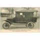 carte postale ancienne TRANPORTS. Fourgon sur Ford rayonnage portes arrières fourni et carrossé par Privat à Dijon (21)