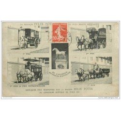 TRANSPORTS. Les Attelages de livraison Félix Potin. Concours Hippique de 1911