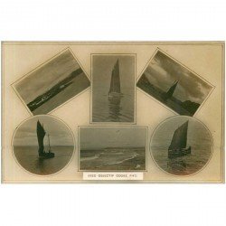 TRANSPORTS. Bateaux et Navires. Barques de Pêcheurs pris avec objectif Cooke F/4°5