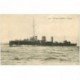 carte postale ancienne TRANSPORTS. Marine de Guerre. Contre Torpilleur Casque