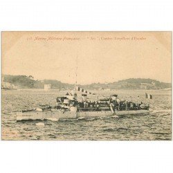 carte postale ancienne TRANSPORTS. Marine de Guerre. Contre Torpilleur d'Escadre 1914
