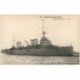 carte postale ancienne TRANSPORTS. Marine de Guerre. Cuirassé Edgar Quinet