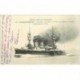 carte postale ancienne TRANSPORTS. Marine de Guerre. Cuirassé Jauréguiberry 1914