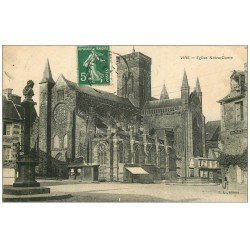 carte postale ancienne 14 VIRE. Eglise Notre-Dame 1908