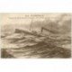 carte postale ancienne TRANSPORTS. Navires et Bateaux. Paquebot Doukkala Poste Rapide