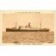 carte postale ancienne TRANSPORTS. Navires et Bateaux. Paquebot Gouverneur Général Tirman