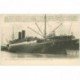 carte postale ancienne TRANSPORTS. Navires et Bateaux. Paquebot Le Rochambeau 1923