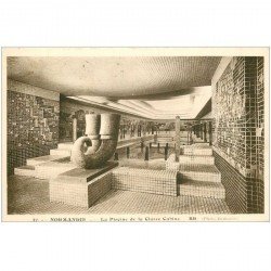 carte postale ancienne TRANSPORTS. Navires et Bateaux. Paquebot Normandie Piscine. Vierge ou 1937...