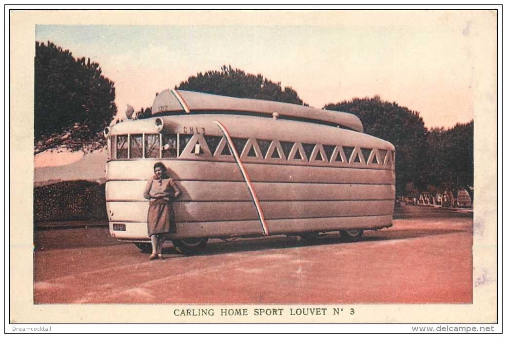 TRANSPORTS. Carling Home Sport Louvet n°3. Ancêtre du Camping Car