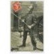 carte postale ancienne METIERS SAPEURS POMPIERS. Manoeuvre de la lance 1909