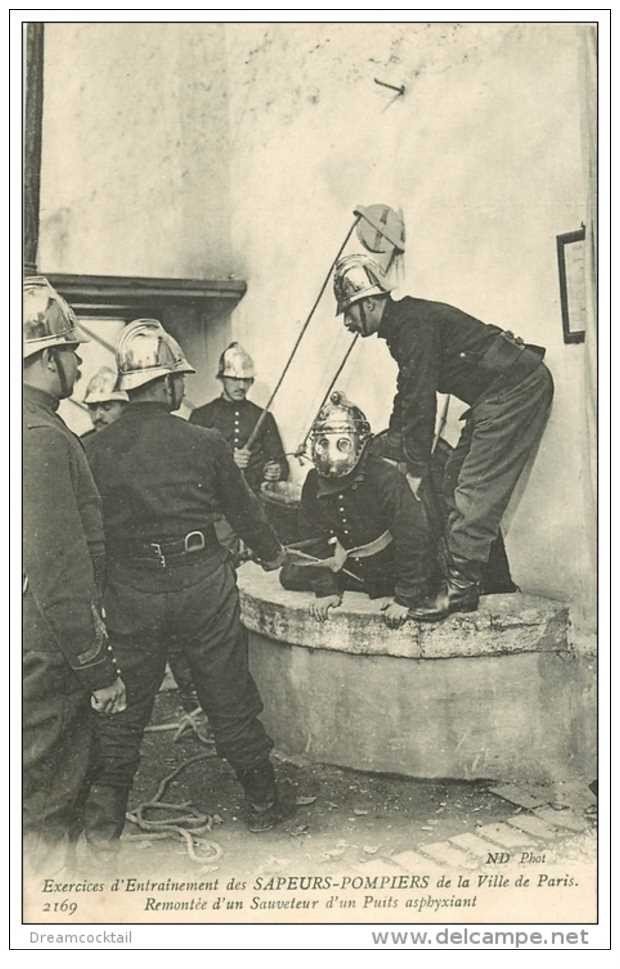 METIERS SAPEURS POMPIERS. Remontée d'un Sauveteur d'un Puits asphyxiant
