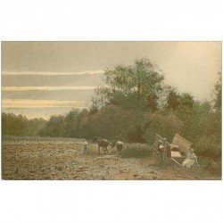 METIERS. Paysans le Remuage des Foins. Modèle Jods série 112 n° 210