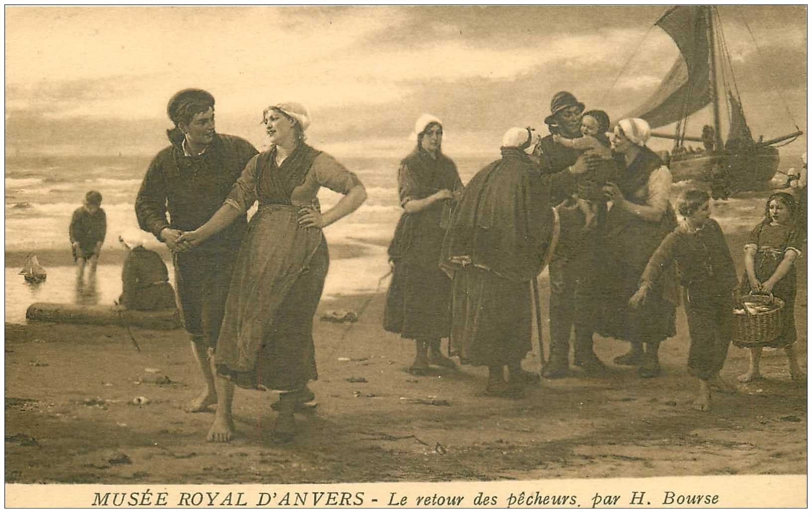 METIERS DE LA MER. Pêches et Poissons. Le Retour des Pêcheurs par House