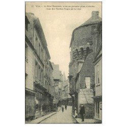 carte postale ancienne 14 VIRE. La rue Cheussée