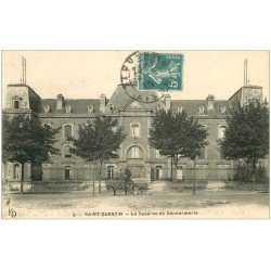 carte postale ancienne 02 SAINT-QUENTIN. Caserne de Gendarmerie