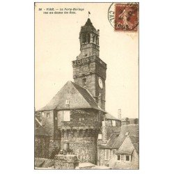 carte postale ancienne 14 VIRE. Porte-Horloge 1930
