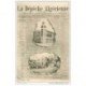 carte postale ancienne Fantaisies. Carte à système Journal LA DEPECHE ALGERIENNE. Tampon Exposition Agricole Alger 1913
